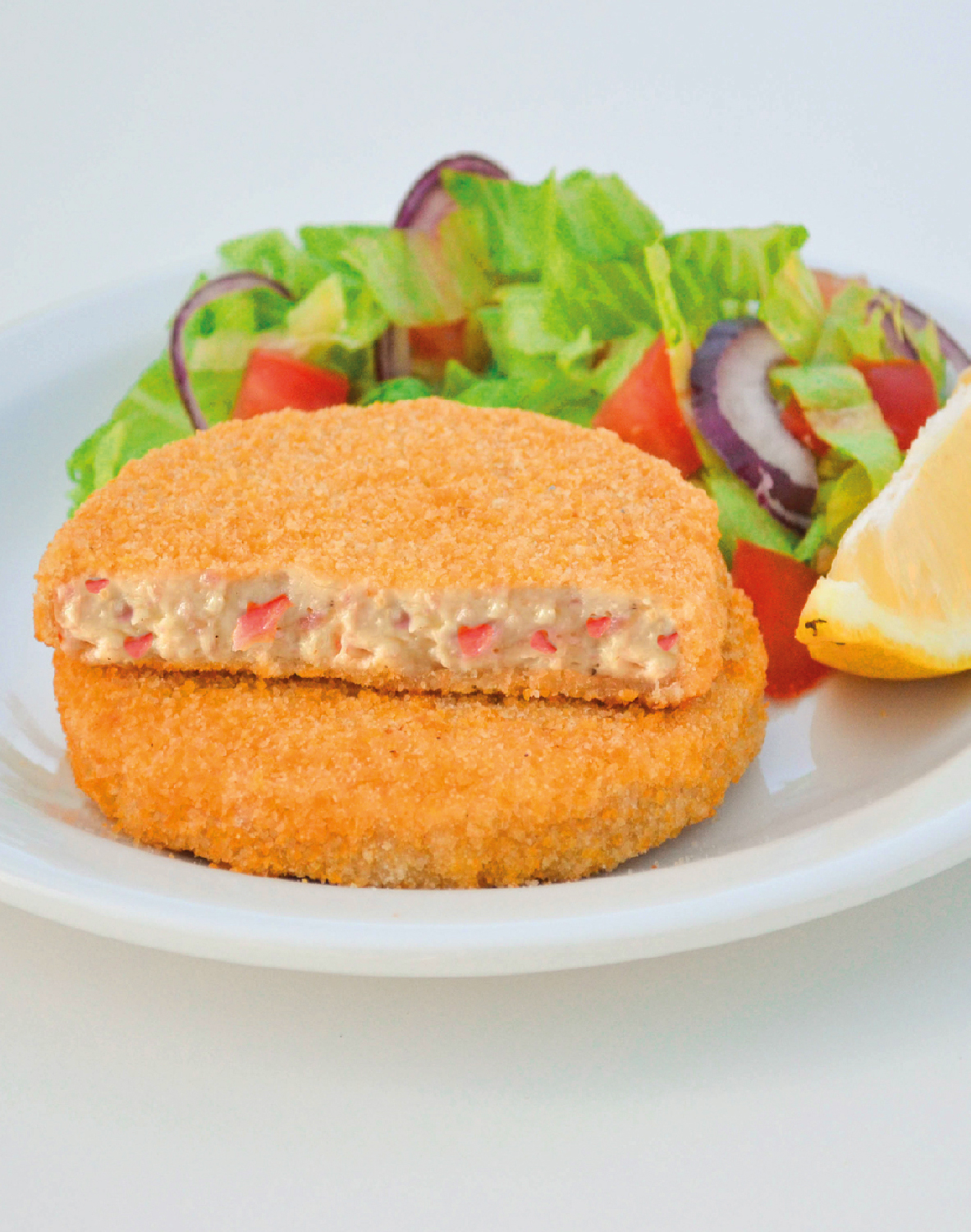 Hamburguesas de merluza y tomate 