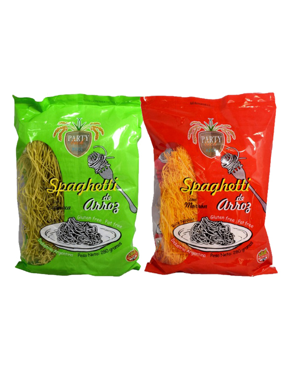 Fideos de arroz Verduras