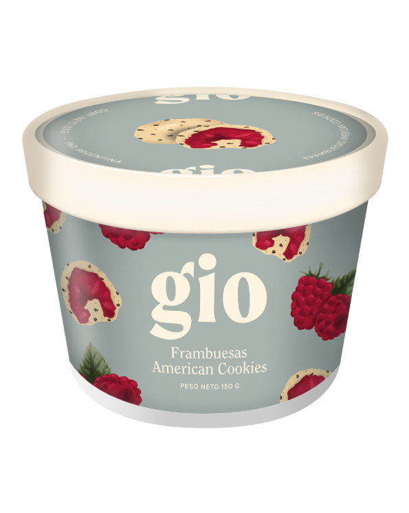 Frambuesas American cookies Gio